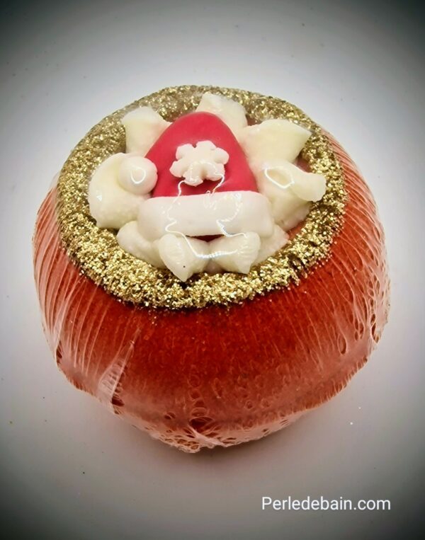 Bombe de bain effervescente de Noel