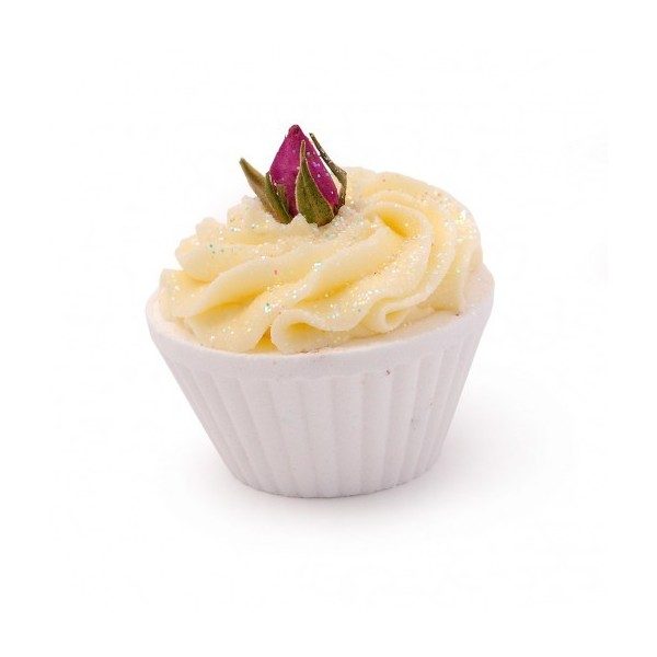 Cupcake de bain effervescent Rose de Damas