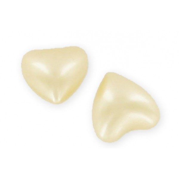 9 perles de bain cœur - parfum vanille