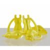 9 Perles de bain chat Jaune - parfum vanille