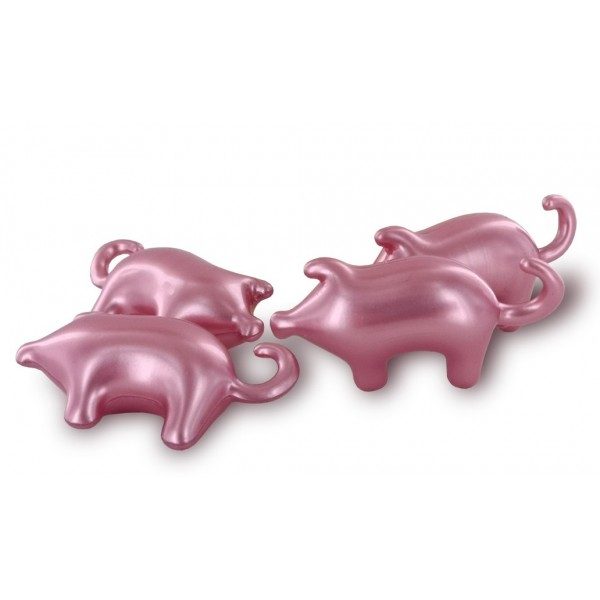 9 Perles de bain Cochon - parfum rose 